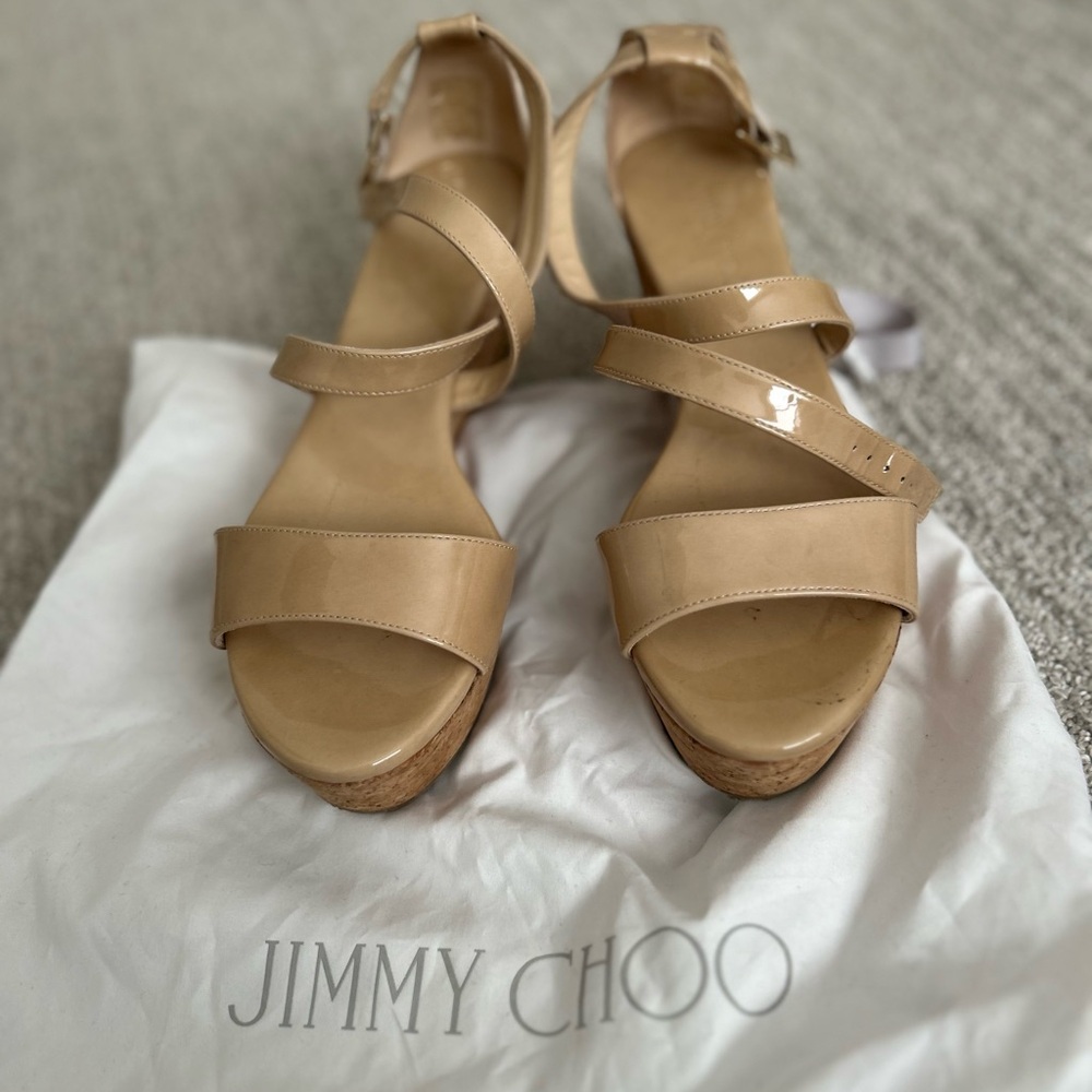 Jimmy Choo Beige Women's Sandals